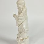 Guanyin - Blanc De Chine - Chinees - Wit Porselein - Beeld - Midden 20E Eeuw - thumbnail 4