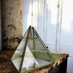 Vintage Mini Serre / Vitrine / Etagere In Piramide Vorm thumbnail 5