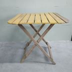 Vintage Brocante Teak Tuintafel Serretafel thumbnail 7