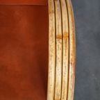 Luxe Vintage Boho Jaren ’50 Rotan Design Fauteuil Met Geveerde Kussens En Een Geweldig Zitcomfort thumbnail 10