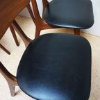 Set Van 4 Louis Van Teeffelen Stavanger Eetkamerstoelen - Topform, Webe, 1960S thumbnail 12