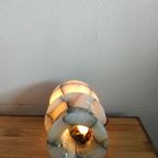 Set Vintage (onyx) Marmeren Tafellampjes/nachtlampjes (+/- Jaren 50-60). thumbnail 2