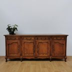 Groot Vintage Landelijk Dressoir Wandkast Buffetkast Ladekast thumbnail 16