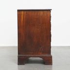Prachtige Antieke Engelse Ladekast/ Dressing Chest Uit De 18e Eeuw Met Brushing Slide thumbnail 4