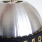 Vintage Space Age Rvs Hanglamp Met Acryl Inzetstukken, Mid Century Hanger thumbnail 5