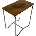 Vintage Art Deco / Bauhaus Stijl Bijzettafel Sidetable 60's thumbnail 22