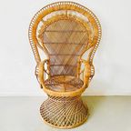 Vintage Rieten Pauwenstoel Peacock Chair Rotan 1970’S thumbnail 3