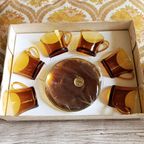 Vintage Duralex Espresso Set, Jaren '70 - Nieuw In Originele Doos thumbnail 4