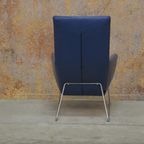 Zganieuw! Blauwe Leren Label Don Fauteuil + Evt Hocker! thumbnail 8