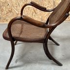 Michel Thonet Uniek Rond 1865 Armstoel thumbnail 6