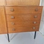 O.m.f. Modulair Wand Meubel Vintage Design Teak thumbnail 9