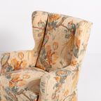 Danish Mid-century Modern Lysberg Hansen & Therp Wing Armchair / Fauteuil, 1950’s thumbnail 12