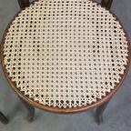 Set Van 2 Originele Vintage Thonet Bistro Design Stoelen thumbnail 6