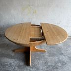 Extendable Wooden Dining Table With Integrated Extension Section thumbnail 18