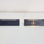 Set 2 Vintage Vlm Italy Wandlamp Bedlampjes ’50 Metaal Plexi thumbnail 6