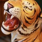 Large Vintage Ceramic Tiger Sculpture thumbnail 4