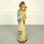Gipsen Beeld Maria Met Kind 42Cm thumbnail 4