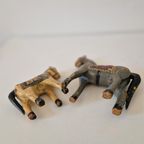 Indiaas Ghodi Huwelijks Paard Beeldjes Houten Paardjes Beeld thumbnail 8