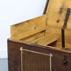 Antieke Beschilderde Bruidskist 1894 thumbnail 8
