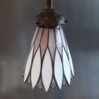 French Art Deco Bird Lamp With Tiffany Dome thumbnail 4