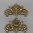 Set Antiek Koperen Ornamenten 2 Stuks thumbnail 6