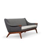 Geherstoffeerde Stijlvolle Deense Design Sofa By Johannes Andersen, 1960S thumbnail 3