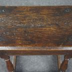 Zeer Mooie En Originele 16E Eeuwse Engelse Eiken Joint Stool thumbnail 9