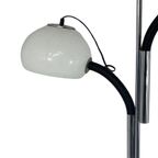 Dijkstra - Rare Model - Space Age Design / Mcm Floor Lamp With Two Shades thumbnail 5