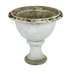 Unieke Grote Tuinvaas Bloembak Tuin Beton Art Deco Xxl Frankrijk 65Cm thumbnail 2