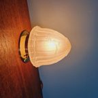 Art Deco Plafondlamp Van Gesatineerd Glas, Jaren 20 thumbnail 6