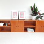 Vintage Modulaire Kast Teak | Dressoir Modulair Teak Fineer thumbnail 3