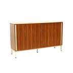 Vintage Palissander Dressoir Met Schuifdeuren Gemaakt In De Jaren '60 thumbnail 3