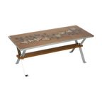 Vintage Keramische Salontafel Tegeltafel Adri Belarti Seventies Design 109Cm thumbnail 8