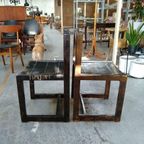 2 Vintage Hugo Svensson Grenen Design Eetkamerstoelen thumbnail 7