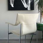 4 Vintage Leather Chairs For Fasem By Vegni & Gualtierotti thumbnail 12