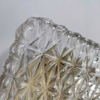 Vintage Guro Jaren '70 Plafondlamp Plafonnière Glas Vierkant thumbnail 16