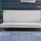 Vintage Jaren 60 Deense Design Bank | Ecru, Zwart, 3-Zits thumbnail 16