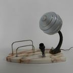 Art Deco Bureaulamp Met Pennenhouder En Brievenhouder | Kerst thumbnail 7
