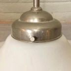 Vintage Art Deco Opaline Druppel Hanglamp Plafondlamp thumbnail 6