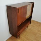 Vintage Mid Century Highboard, Kast, Barkast, Wandmeubel 910 thumbnail 13