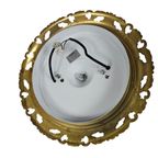 Massive - Hollywood Regency Stijl - Messing - Glas - 3e Kwart 20e Eeuw thumbnail 9