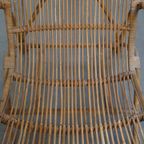 Bijzondere Rotan Fauteuil Van Rohé Noordwolde, 1950 thumbnail 3