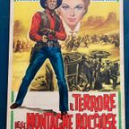 Grote Vintage Filmposter Cowboy Western Uit 1962 In Lijst thumbnail 4