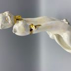 Hollywood Regency Goud, Wit Beeldje thumbnail 3