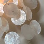 Meerdere Beschikbaar Capiz Schelpen Lampen Wandlampen Goud Frame thumbnail 3