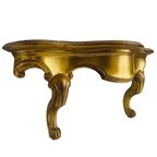 Vintage Florentijnse Stijl Wandconsole Goud Hout thumbnail 4