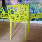 6 Stoelen Calligaris Hero By Archirivolto (4 Groene + 2 Roze) thumbnail 9