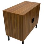 Vintage Kastje Compact Plak Fineer Jaren 70 Design thumbnail 14