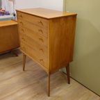 Vintage Alfred Cox Design Hoge Ladekast Ladekastje Kast Kastje thumbnail 13