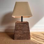 Xxl Rotan Rieten Lamp Birma Vintage thumbnail 8